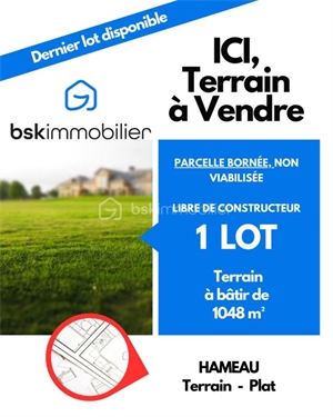 terrain a batir à la vente -   35450  VAL D IZE, surface 1048 m2 vente terrain a batir - UBI461765576